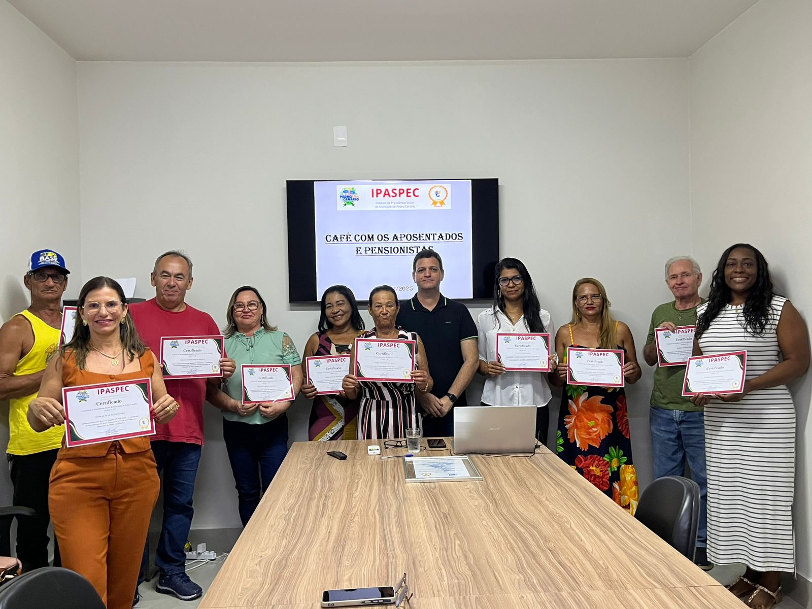 IPASPEC promove momento de acolhimento para novos aposentados e pensionistas do primeiro semestre de 2025